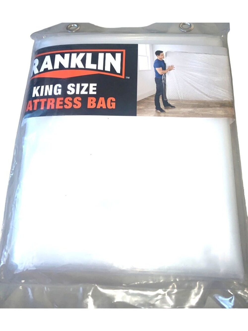 Franklin Mattress Bag King Size Protects Mattress Clear 100in x 78in x 14in